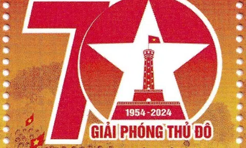 Phát hành bộ tem "Chào mừng 70 năm Ngày Giải phóng Thủ đô