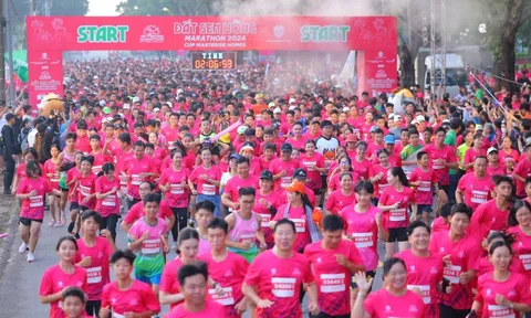 Khép lại giải Marathon Đất Sen hồng - Đồng Tháp năm 2024 thành công