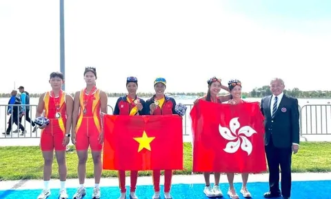 Phạm Thị Huệ, Đinh Thị Hảo giành huy chương vàng giải Rowing vô địch châu Á 2024