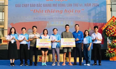 Hơn 3.000 vận động viên tham dự giải Chạy Báo Bắc Giang mở rộng năm 2024 