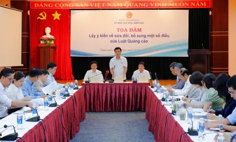 Lấy ý kiến về sửa đổi, bổ sung một số điều của Luật Quảng cáo 