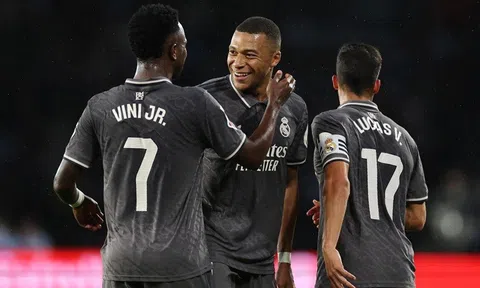 Vòng 10 La Liga 2024-2025: Mbappe và Vinicius tỏa sáng giúp Real Madrid đánh bại Celta Vigo