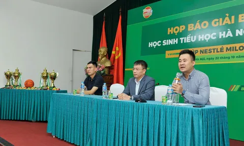 154 đội bóng tham dự giải Bóng rổ Học sinh Tiểu học Hà Nội 2024