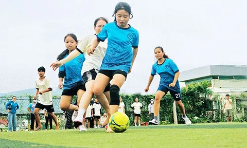 Sôi nổi phong trào luyện tập thể dục, thể thao của phụ nữ Vân Canh