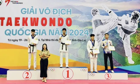 Thành phố Hồ Chí Minh dẫn đầu giải vô địch Taekwondo quốc gia 2024