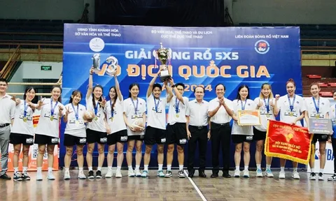 Giải vô địch Bóng rổ 5x5 Quốc gia 2024: Nữ thành phố Hồ Chí Minh vô địch 13 năm liên tiếp
