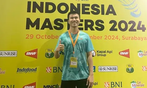 Hải Đăng vào tứ kết giải Cầu lông BNI Indonesia Masters II