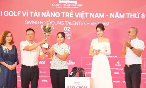 Tiền Phong Golf Championship 2024: Golfer 12 tuổi Nguyễn Bảo Châu đăng quang ngôi vô địch