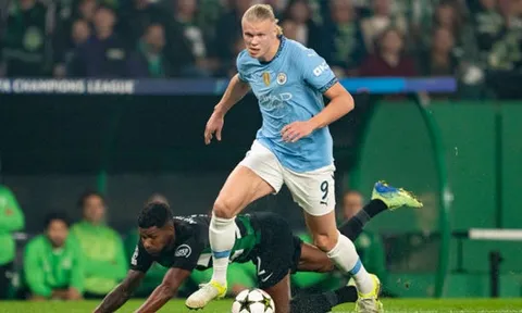 Man City thua thảm Sporting ở vòng 4 Champions League