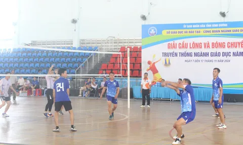 Giải Bóng chuyền và Cầu lông ngành Giáo dục - Đào tạo tỉnh Bình Dương năm 2024