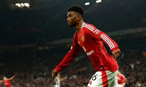 "Người hùng" Amad Diallo phấn khích sau chiến thắng của Man United