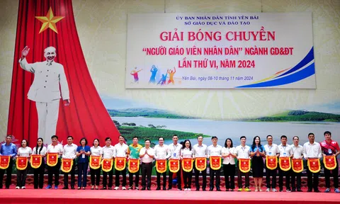 Giải Bóng chuyền Người giáo viên nhân dân tỉnh Yên Bái năm 2024  