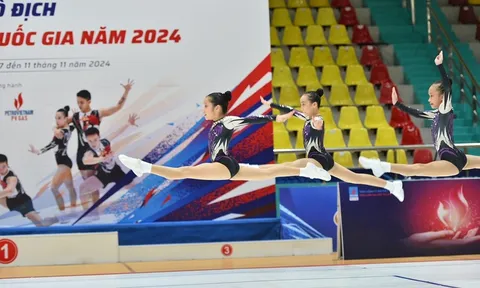 Giải Thể dục Aerobic vô địch quốc gia 2024: Thành phố Hồ Chí Minh giành vị trí thứ nhất toàn đoàn