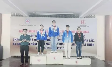 Giải vô địch cờ Tướng xuất sắc quốc gia 2024: Tìm ra nhà vô địch nội dung cờ Chớp và cờ Nhanh