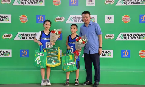 Giải Bóng rổ Học sinh Tiểu học Hà Nội 2024: Nam Ba Đình và nữ Vinschool Times City giành chức vô địch