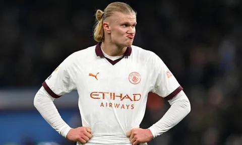Man City chưa thể thuyết phục Erling Haaland kí hợp đồng mới