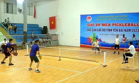 Yên Bái sẽ tổ chức giải vô địch Pickleball các nhóm tuổi lần thứ hai