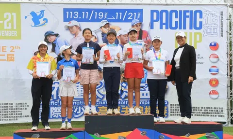 Giải Pacific Cup International Junior Golf Championship 2024: Nguyễn Bảo Châu thi đấu ấn tượng