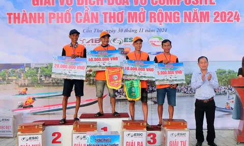 Sôi nổi giải đua vỏ lãi Composite thành phố Cần Thơ mở rộng