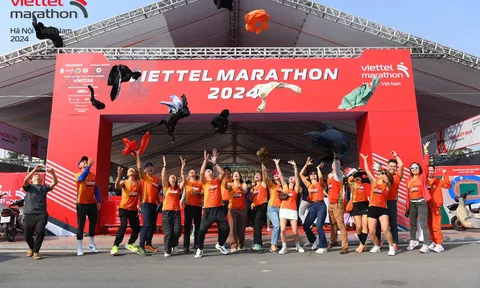 10.000 vận động viên tham gia giải chạy Viettel Marathon 2024 chặng Việt Nam