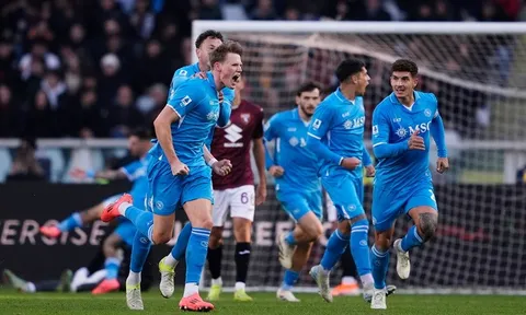 Vòng 14 Serie A 2024-2025: Napoli củng cố chắc ngôi đầu, Juventus lại hòa