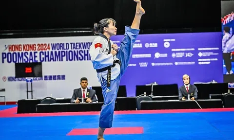 Giải vô địch Quyền Taekwondo thế giới 2024: Võ sĩ Nguyễn Thị Lệ Kim giành huy chương bạc nhóm tuổi dưới 40