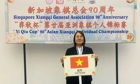 Giải vô địch cờ Tướng châu Á 2024: Kỳ thủ Nguyễn Hoàng Yến giành huy chương bạc