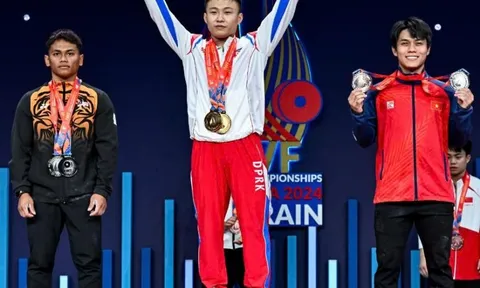 Lực sĩ Nguyễn Trần Anh Tuấn giành 1 huy chương bạc, 1 huy chương đồng tại giải vô địch Cử tạ thế giới 2024