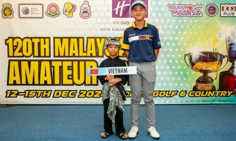 Nguyễn Anh Minh lọt tốp 2 vòng khai màn giải Malaysian Amateur Open 2024