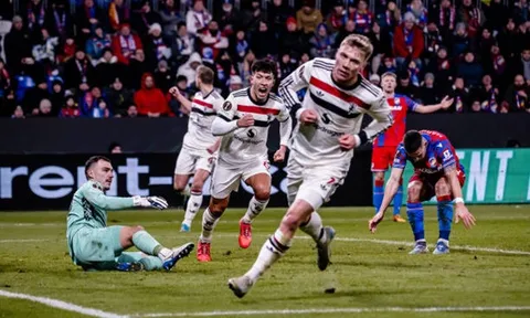 Europa League: Rasmus Hojlund giúp Man United thoát thua