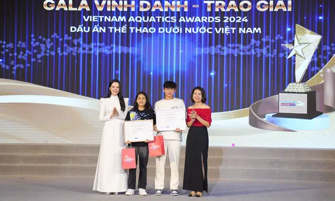Thể thao dưới nước Quân đội thắng lớn tại Vietnam Aquatics Awards 2024