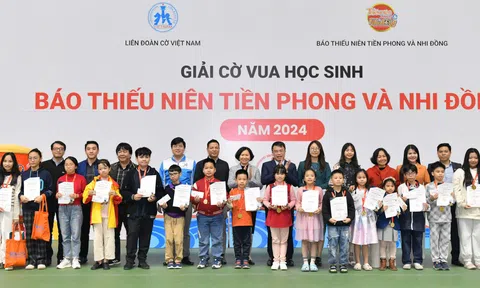 Gần 2.000 kỳ thủ tranh tài tại giải cờ Vua báo Thiếu niên Tiền phong và Nhi đồng lứa tuổi Mầm non, Tiểu học và THCS