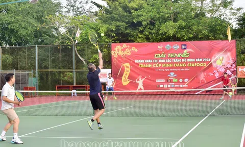 Giải Tennis Doanh nhân trẻ tỉnh Sóc Trăng mở rộng năm 2024 