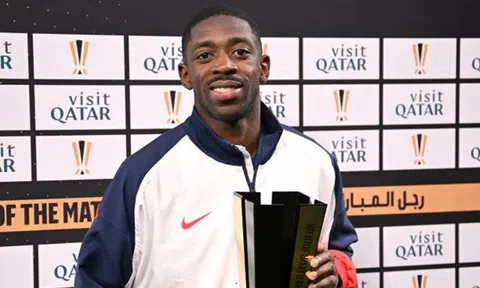 Dembele đoạt 2 danh hiệu ở trận đầu tiên cùng PSG trong năm 2025