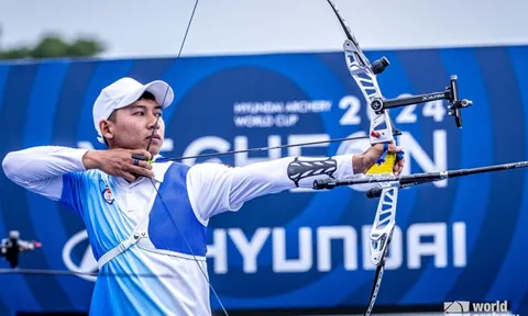 Cung thủ Lê Quốc Phong xếp hạng 42 thế giới cung 1 dây nam
