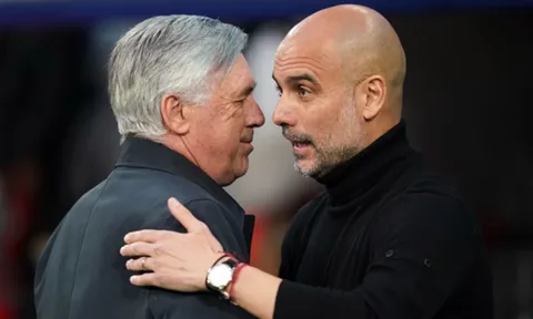 Huấn luyện viên Pep Guardiola quyết cùng Man City đá văng Real Madrid khỏi Champions League