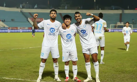 Vòng 14 V.League 2024-2025: Thép Xanh Nam Định lấy lại ngôi đầu bảng