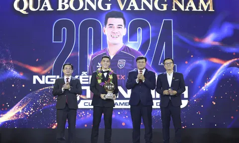Tiến Linh đoạt Quả bóng Vàng Việt Nam 2024