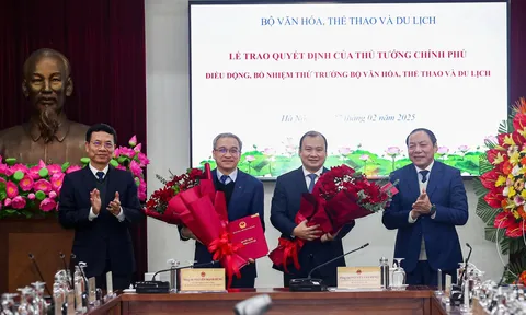 Trao quyết định bổ nhiệm ông Lê Hải Bình và ông Phan Tâm giữ chức Thứ trưởng Bộ Văn hóa, Thể thao và Du lịch