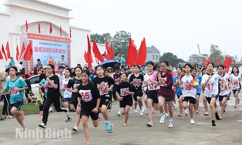 106 vận động viên tranh tài Giải Việt dã huyện Yên Mô năm 2025