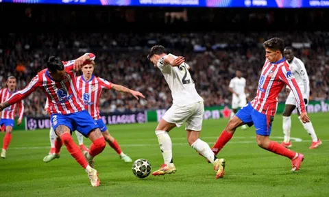 Lượt đi vòng 1/8 Champions League: Real Madrid thắng Atletico Madrid