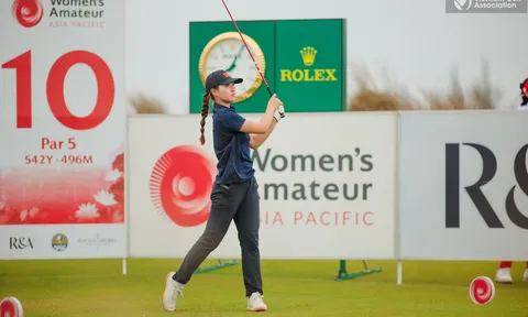 Golfer Lê Chúc An lọt tốp 10 sau vòng 1 giải vô địch Nghiệp dư nữ châu Á - Thái Bình Dương 2025