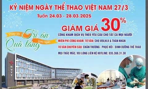 Bệnh viện Thể thao Việt Nam tổ chức “Tuần lễ tri ân khám và tư vấn y học thể thao”