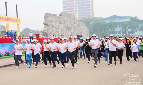 Thái Nguyên phát động Ngày chạy Olympic vì sức khỏe toàn dân năm 2025
