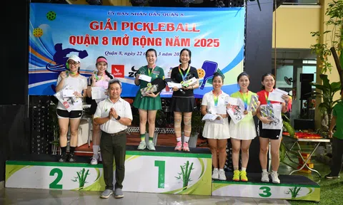 Sôi động giải Pickleball Quận 8 mở rộng 2025