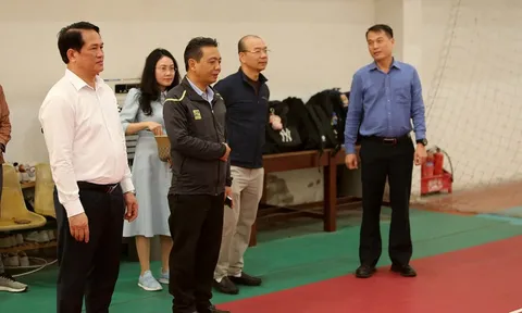 Thứ trưởng Hoàng Đạo Cương kiểm tra công tác tập luyện của các đội tuyển quốc gia tham dự SEA Games 33