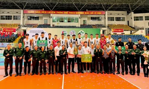 Biên phòng MB lần thứ ba liên tiếp vô địch giải Bóng chuyền Cúp Hùng Vương