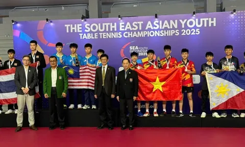 Giải Bóng bàn Đông Nam Á 2025: Việt Nam giành 1 huy chương vàng, 5 huy chương đồng