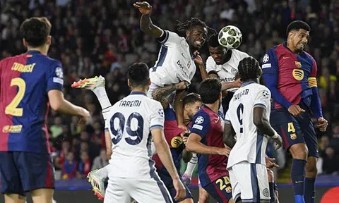 Lượt đi bán kết Champions League: Barcelona nhọc nhằn cầm hòa Inter Milan