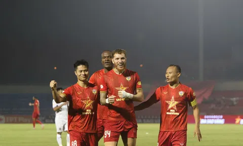 Vòng 21 V.League 2024-2025: Hồng Lĩnh Hà Tĩnh tiến sát nhóm đầu, Sông Lam Nghệ An chưa thể thoát hiểm